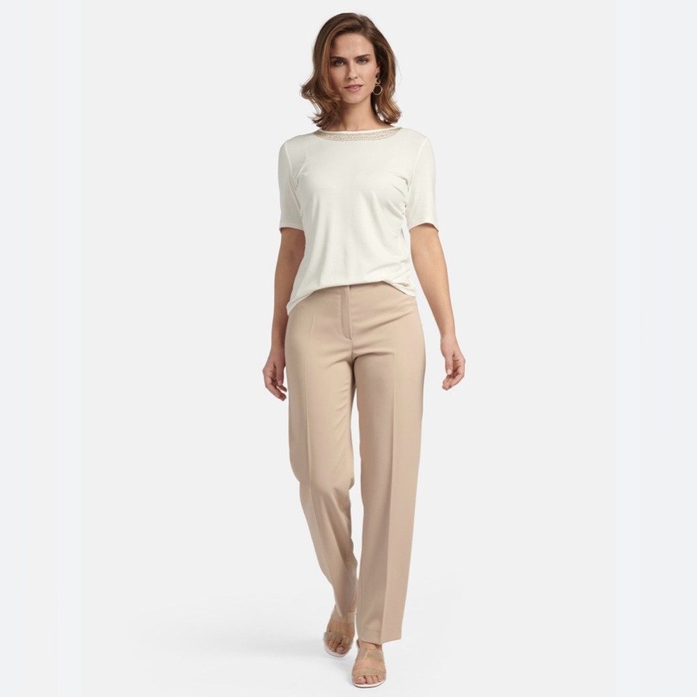 Talbots women’s size 16 stretch cream trousers